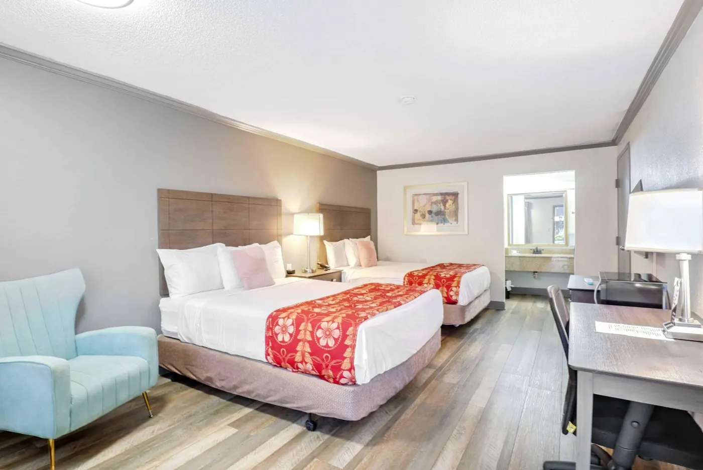 Renovated queen room